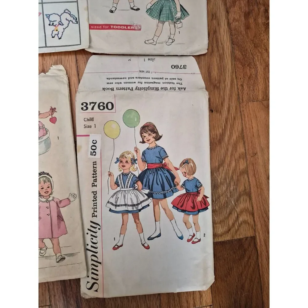 Vintage 1950s 1960s Toddler Child Sewing Pattern | Retro Girls Boys Outfit - Picture 5 of 11